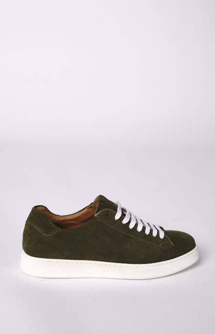 Sneakers in pelle scamosciata