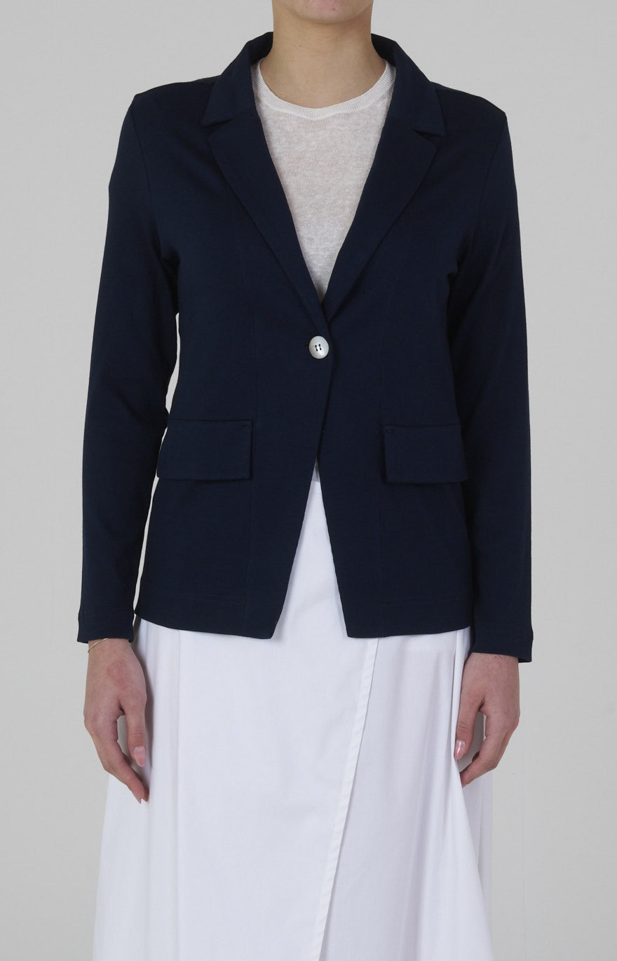 Giacca in jersey di cotone