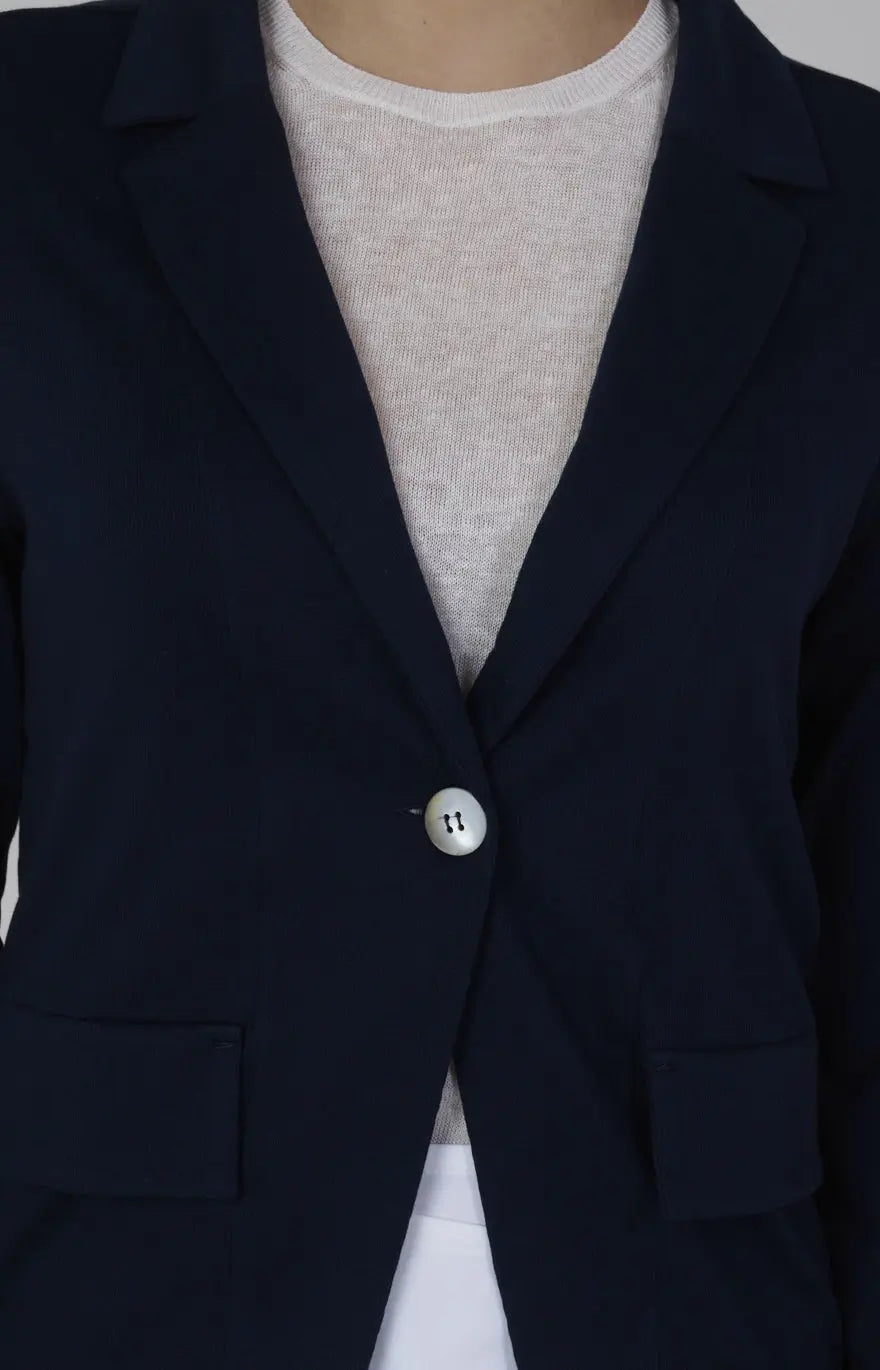 Giacca in jersey di cotone