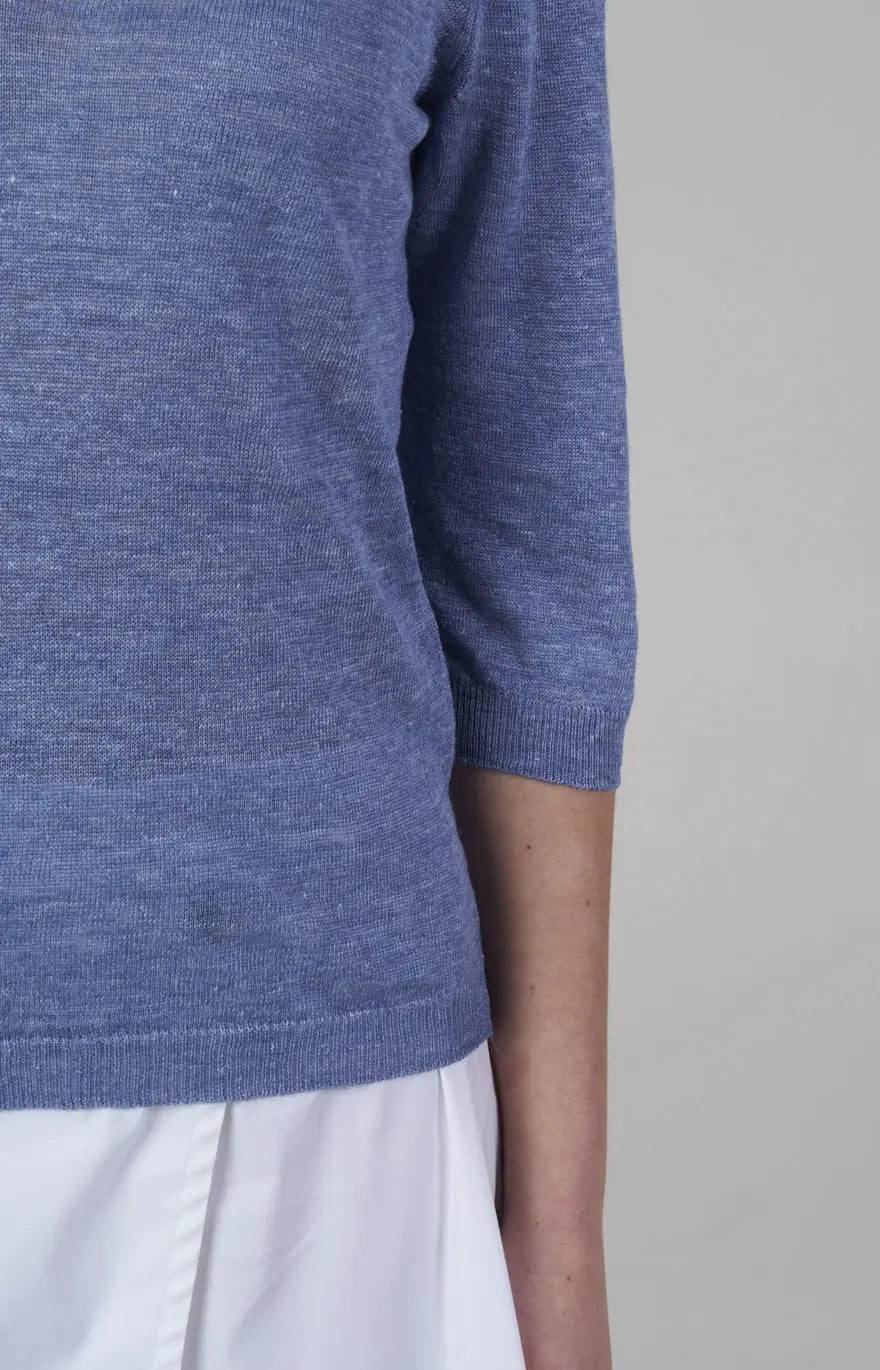 Maglia in jersey di lino ultra-light