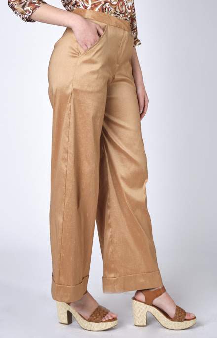 Pantalone gamba larga