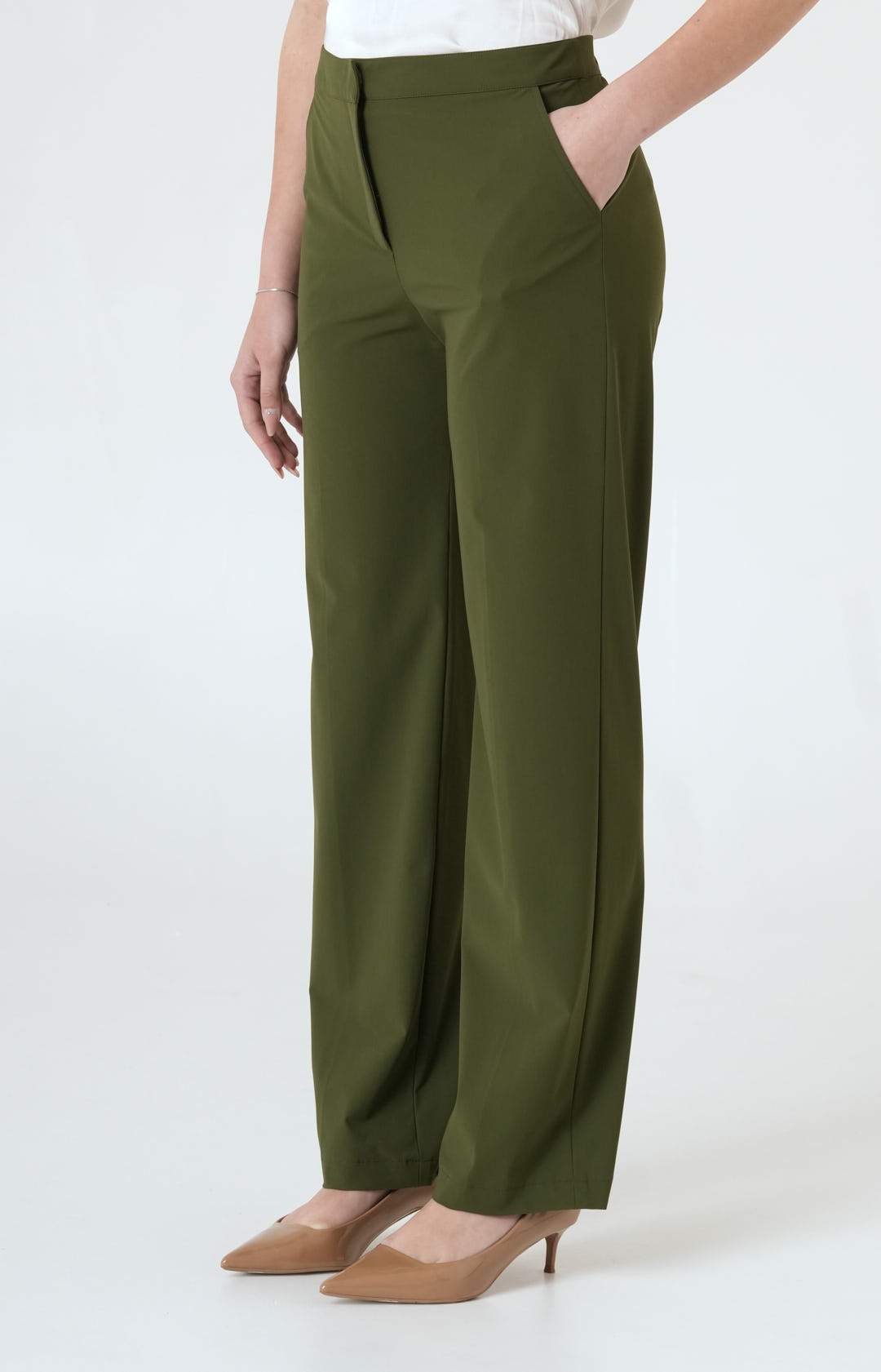 Pantalone in tessuto stretch