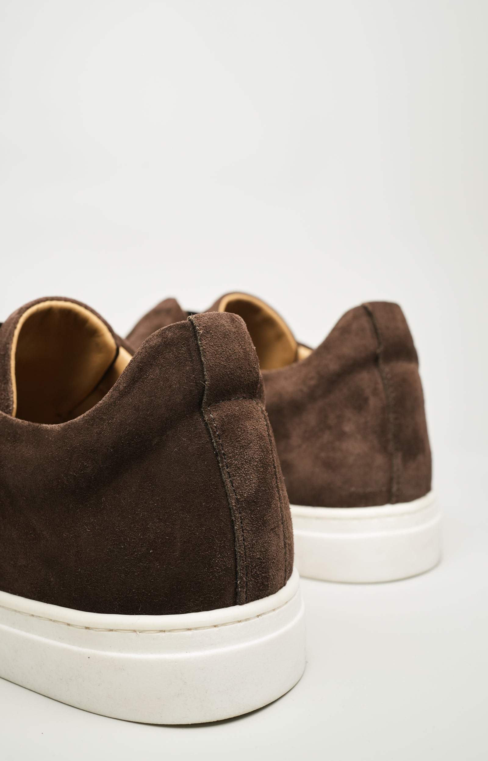 Sneakers slip-on in pelle scamosciata