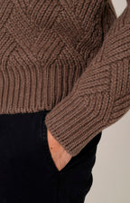 Bomber zip in lana e cashmere