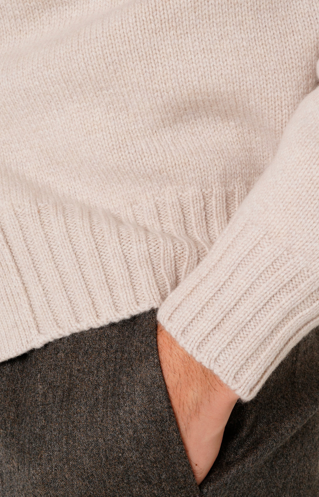 Cardigan overshirt in lana