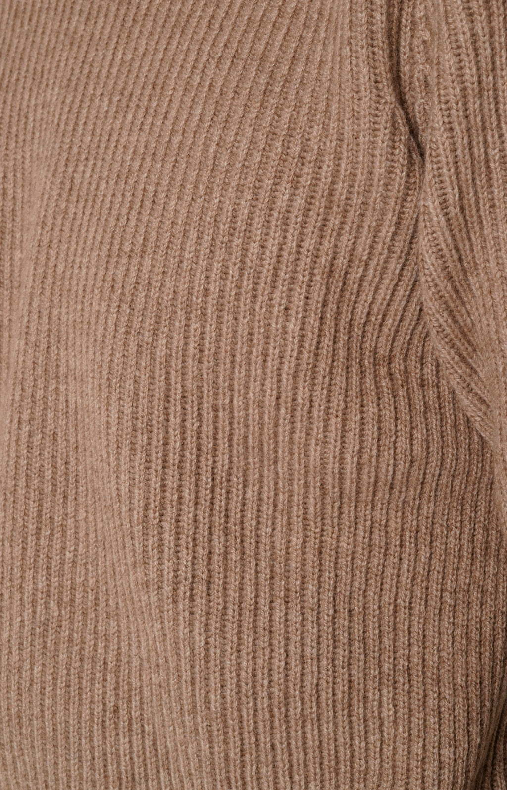 Girocollo in cashmere a coste