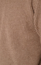 Girocollo in cashmere a coste