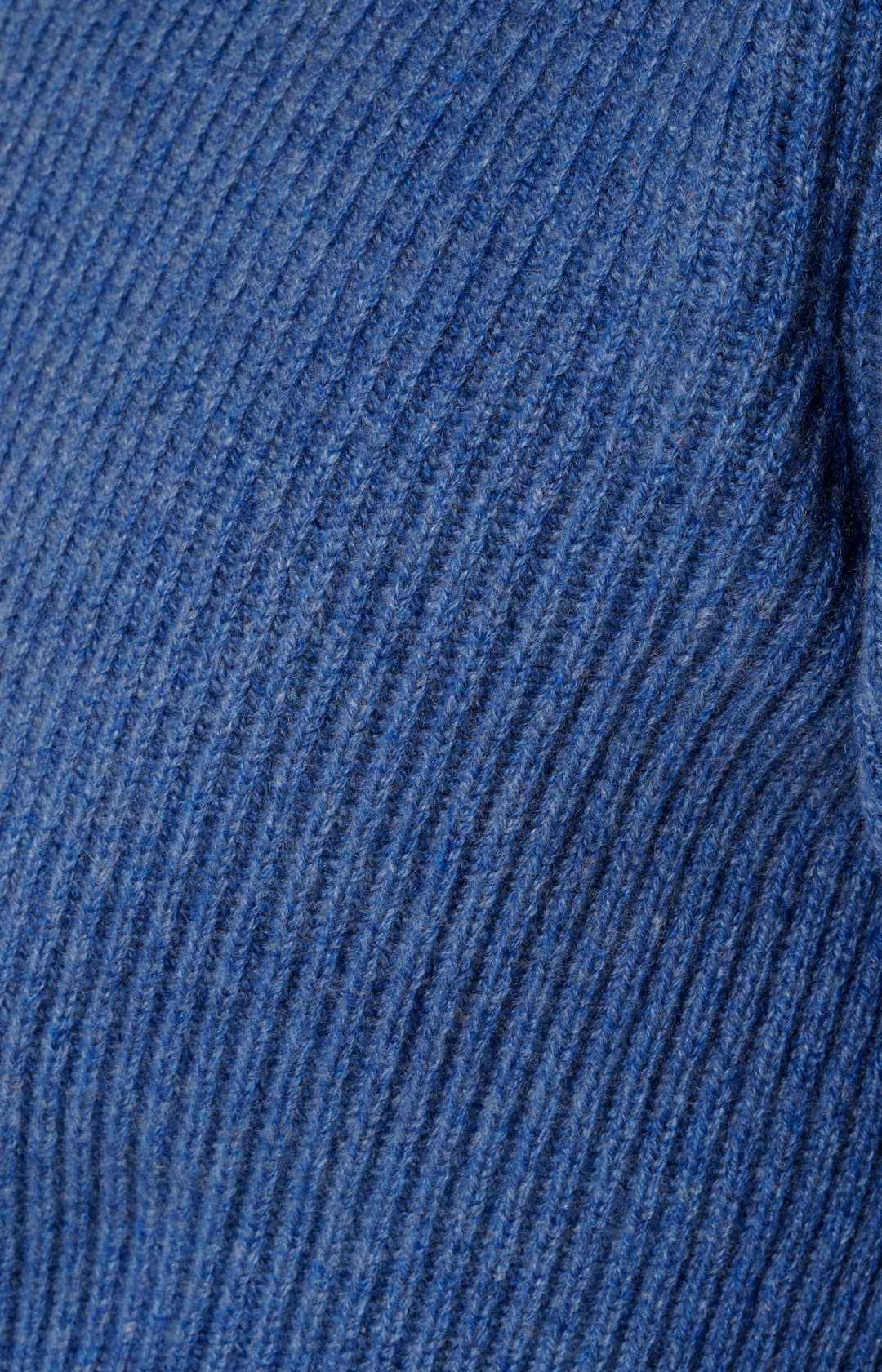 Girocollo in cashmere a coste