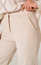 Tailleur in velluto a coste