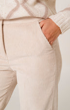 Tailleur in velluto a coste