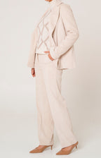 Tailleur in velluto a coste