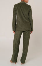 Tailleur in velluto a coste