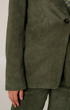 Tailleur in velluto a coste