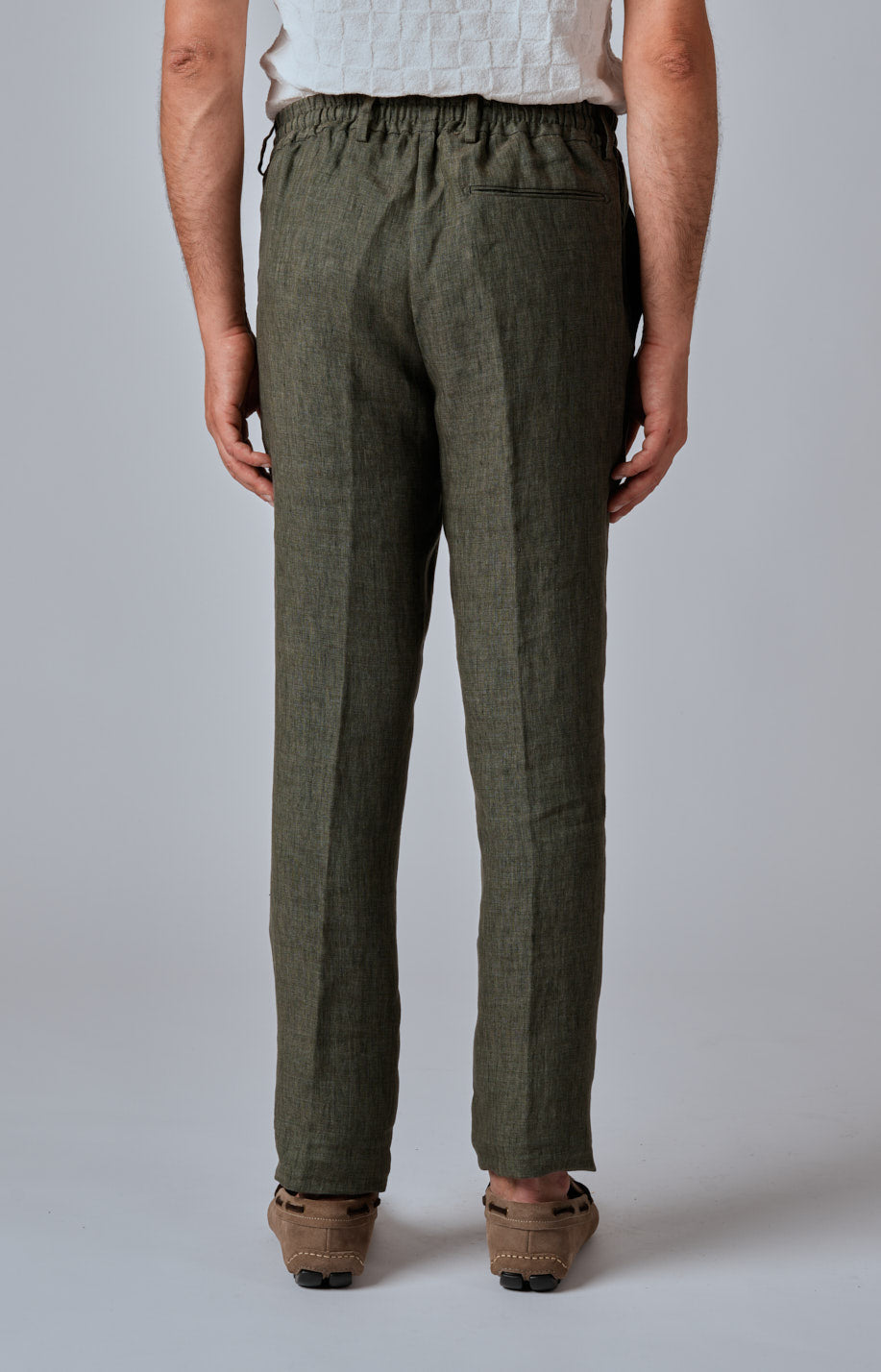 Pantalone “Leisure Fit” in lino