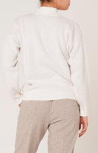 Bomber zip in lana e cashmere