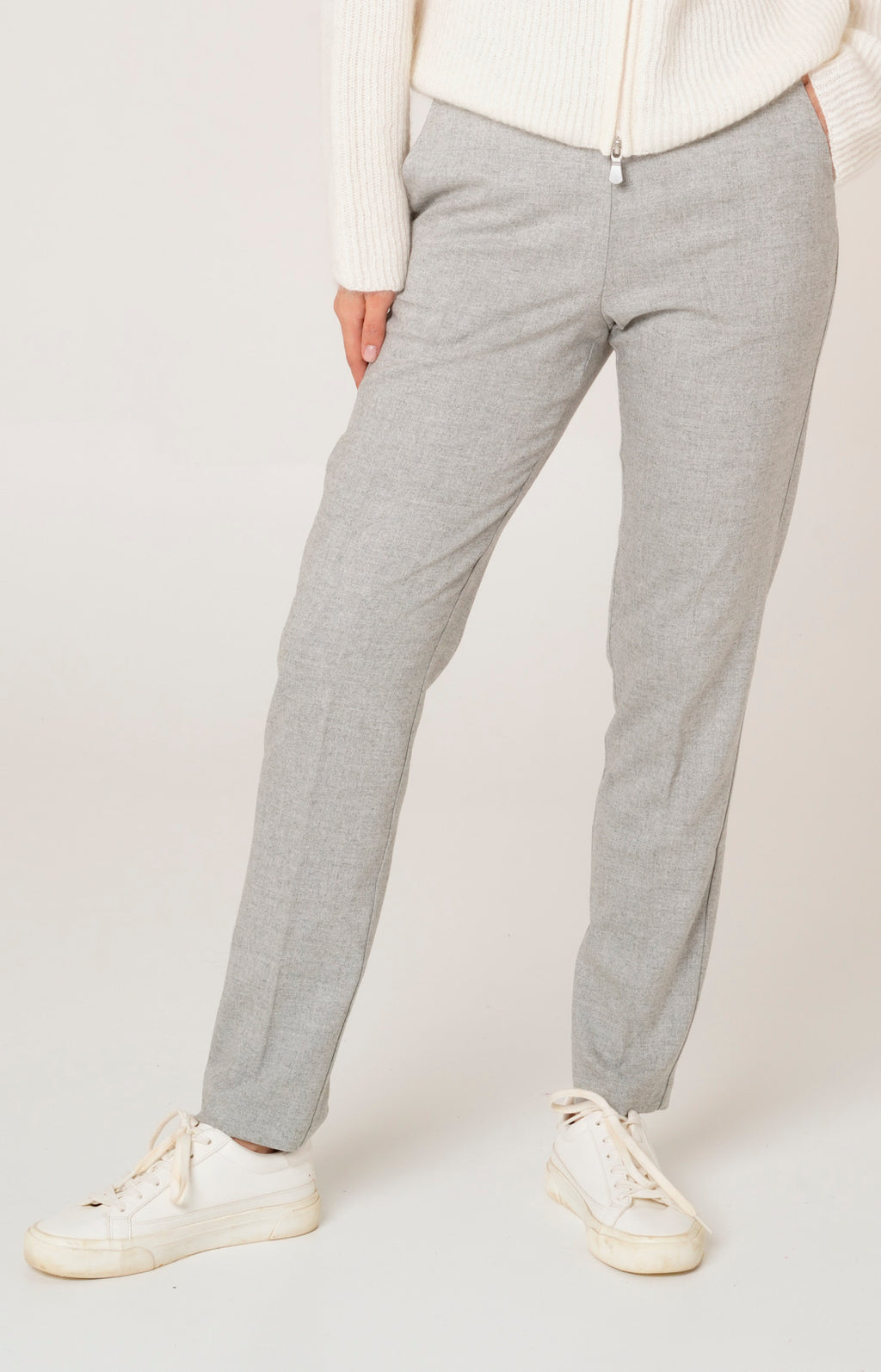 Pantalone tasca america in tessuto stretch