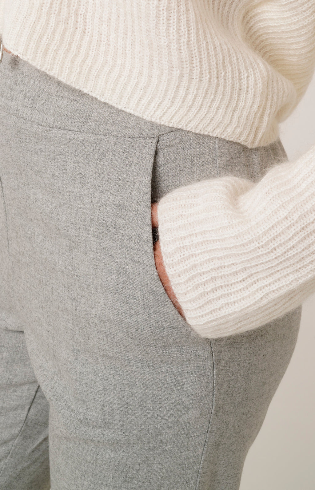 Pantalone tasca america in tessuto stretch