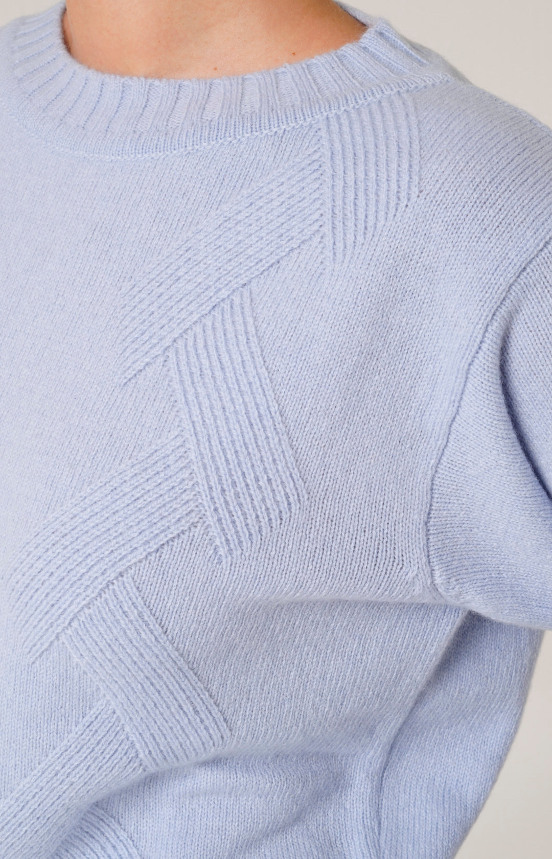 Girocollo in lana e cashmere