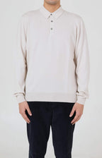 Wool and cashmere polo shirt