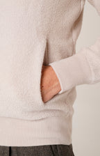 Bomber zip in lana e cashmere