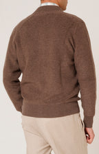 Bomber zip in lana e cashmere