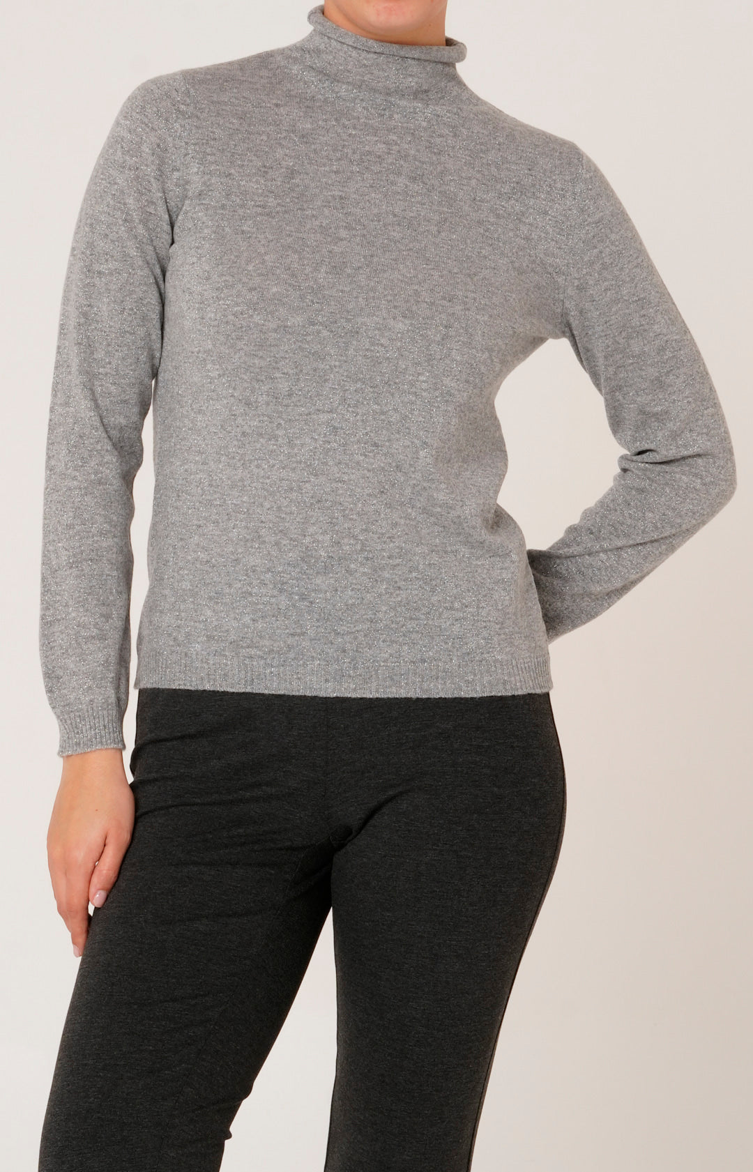 Lupetto in lana e cashmere