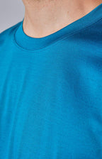 Short-sleeved T-shirt in ultra-light Scottish yarn