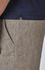 Short-sleeved T-shirt in ultra-light Scottish yarn