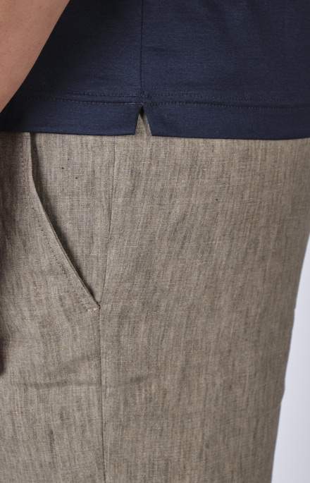 T-shirt manica corta in filo di Scozia ultra-light