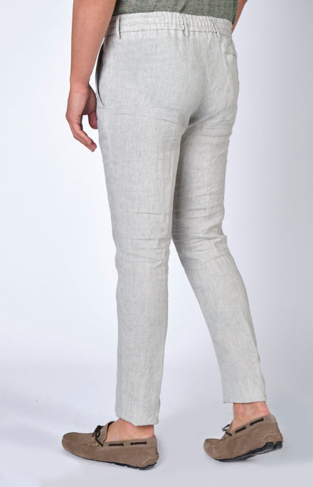 Pantalone “Leisure Fit” in lino