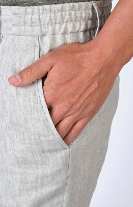 Pantalone “Leisure Fit” in lino