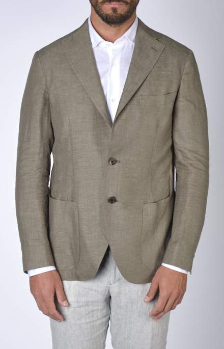 Unlined linen jacket