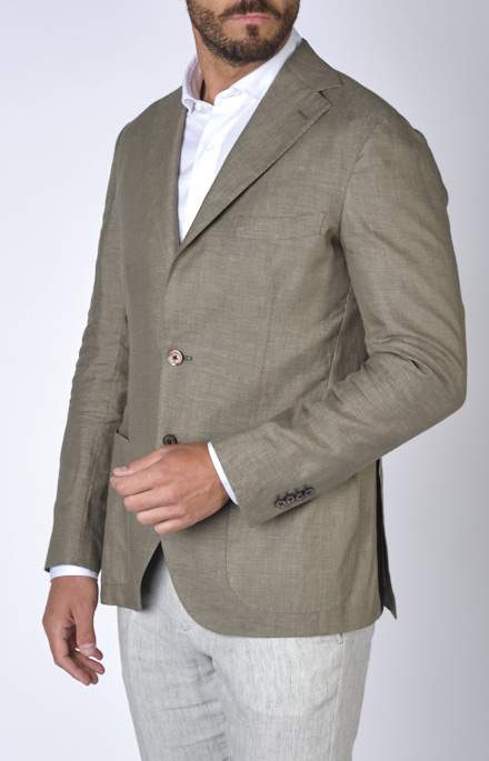 Unlined linen jacket