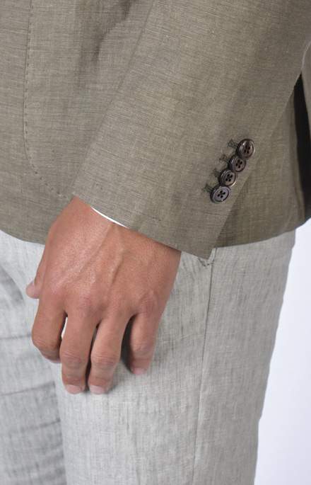 Unlined linen jacket