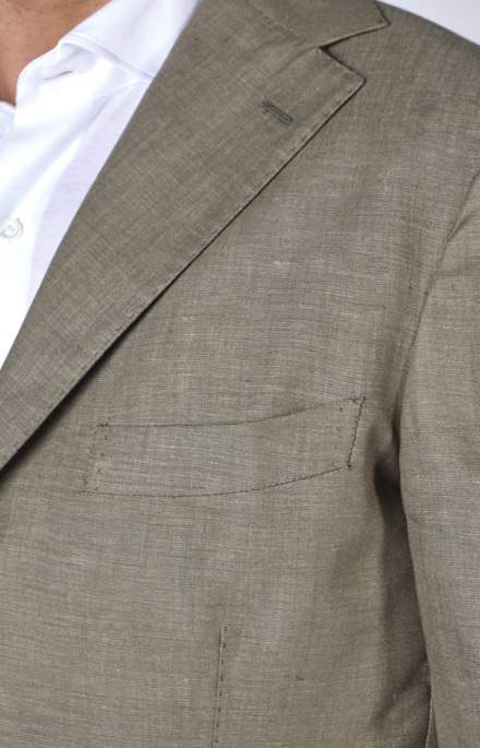 Unlined linen jacket