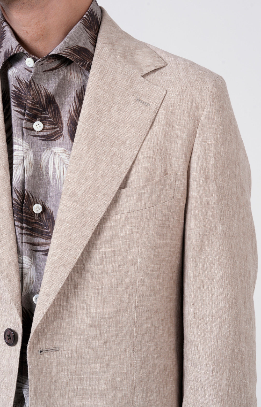 Abito in lino con pantalone "leisure fit"