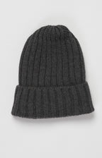 Ribbed cashmere hat