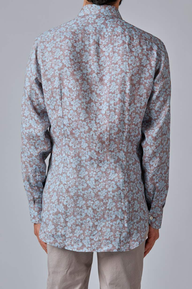 CAMICIA_FIORI_AZZURRAMARRONE_002