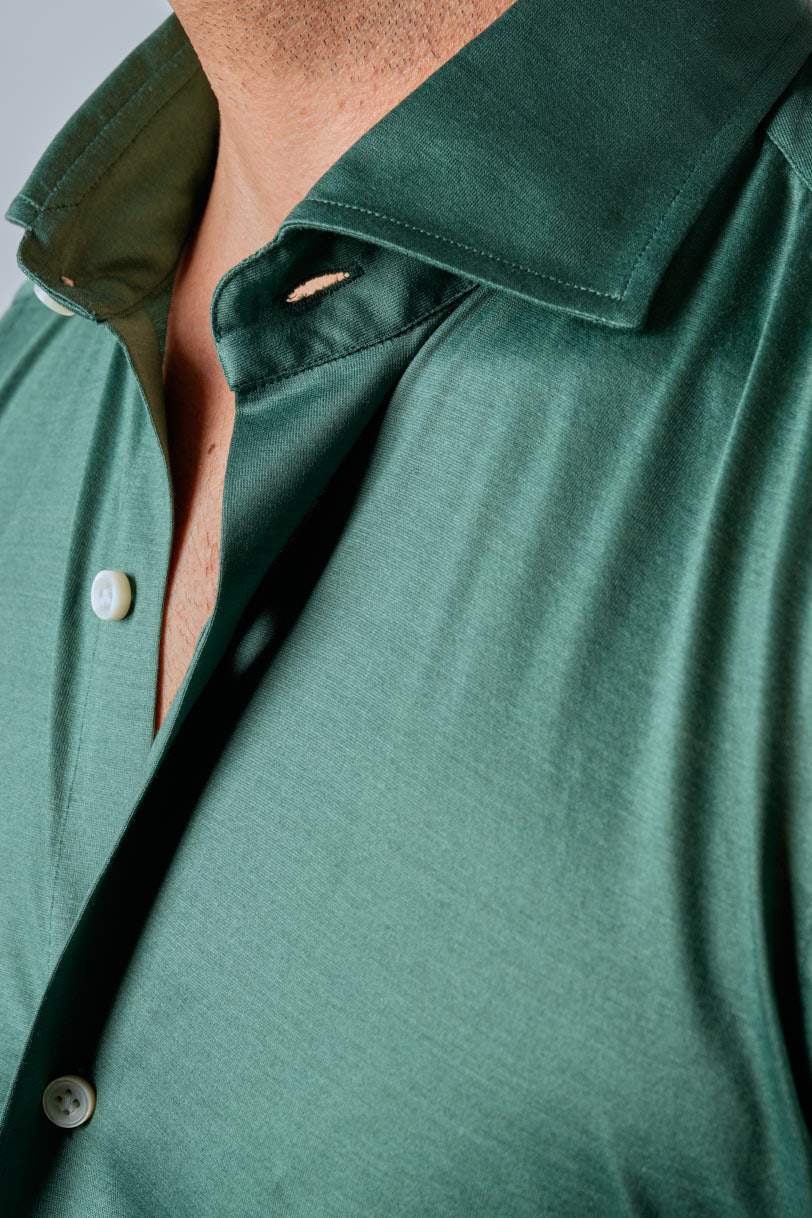 Camicia in filo di Scozia ultra-light