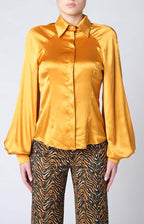 Stretch silk shirt