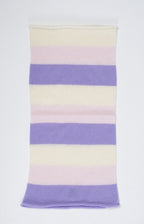 Scaldacollo in cashmere rigato