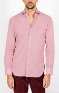 Camicia a righe con collo francese _447_1