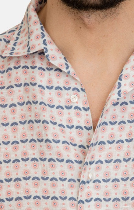 Camicia fantasia in lino con colletto bowling_356_2