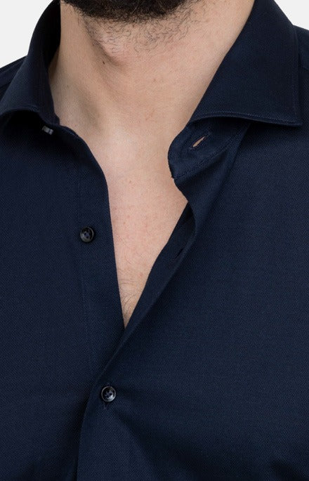 Camicia in piquet ultra-light