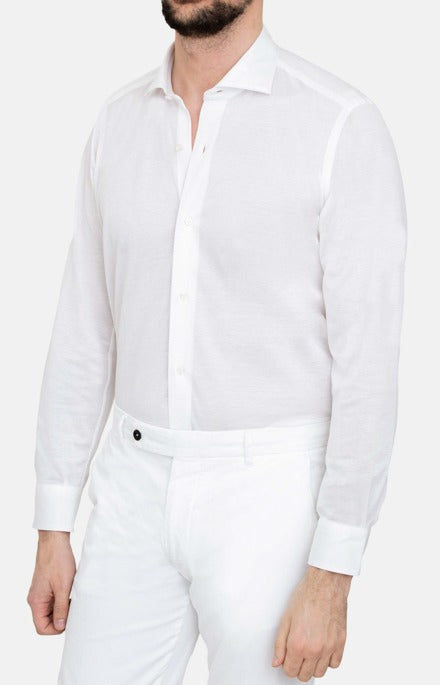 Camicia in piquet ultra-light