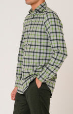 Soft flannel shirt with check