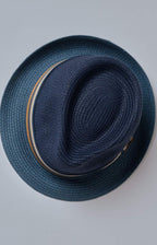 Two-tone baby panama hat