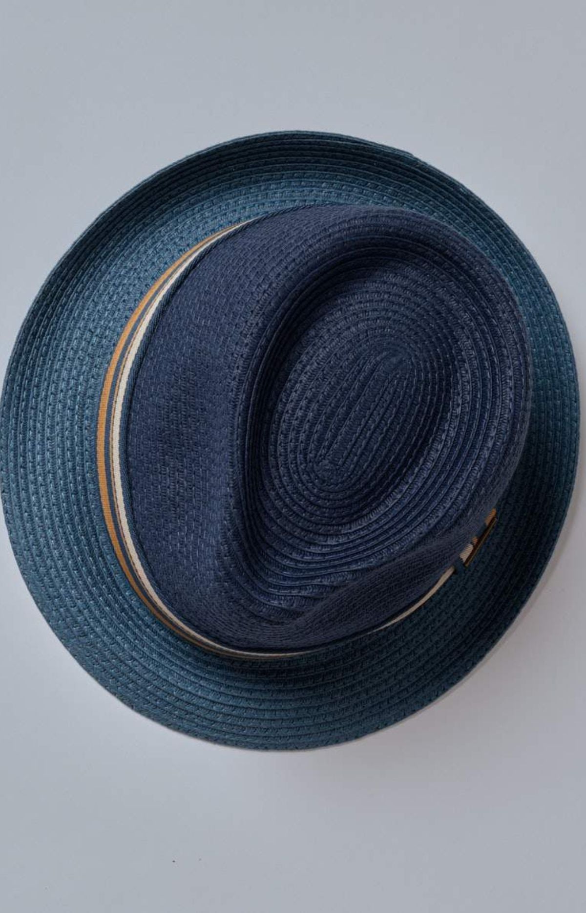 Two-tone baby panama hat