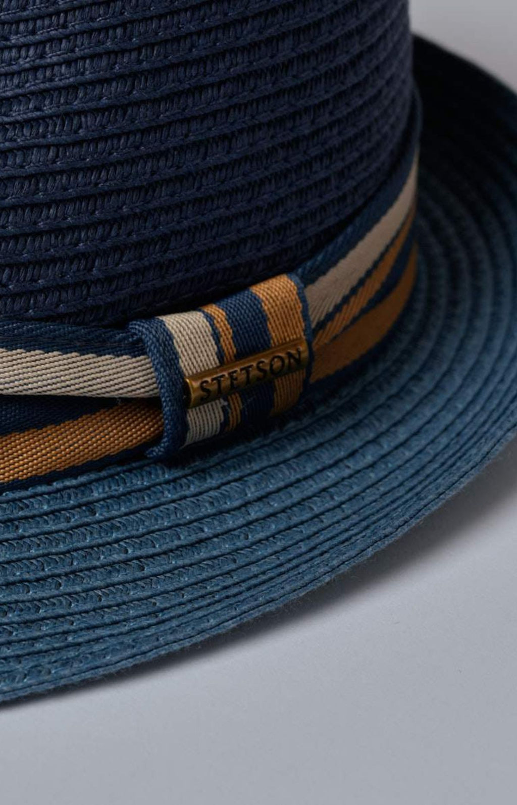 Two-tone baby panama hat