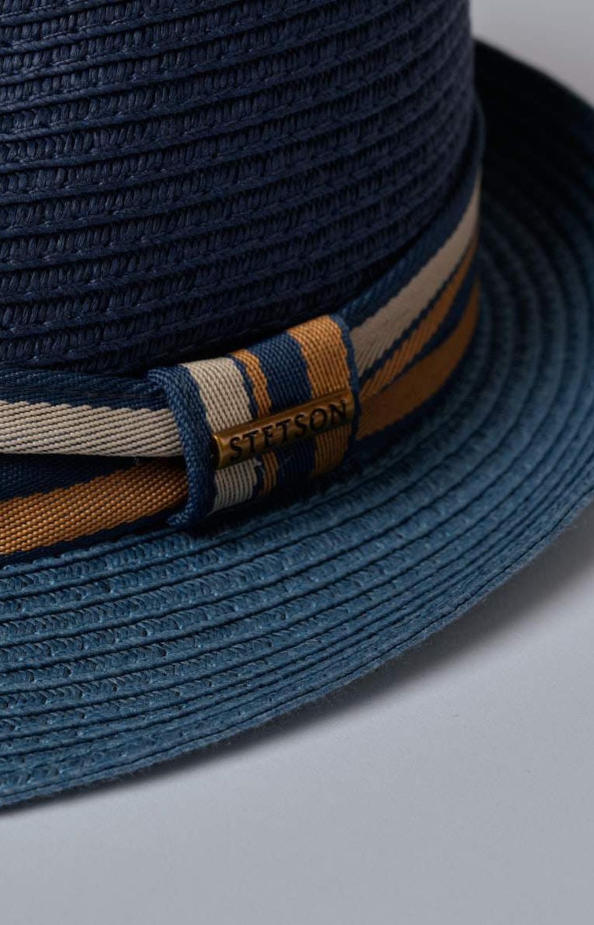 Two-tone baby panama hat